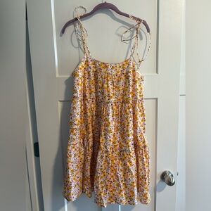 Lulu's Multicolor Floral Pattern Dress